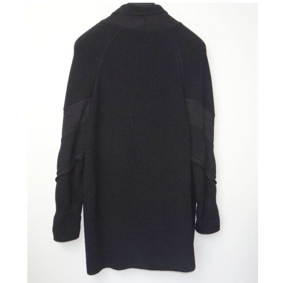 BALENCIAGA heavy wool cardigan jacket Black - Picture 4 of 8